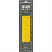 Mouline 6 Stranded Cotton Embroidery Floss, 0108 Yellow